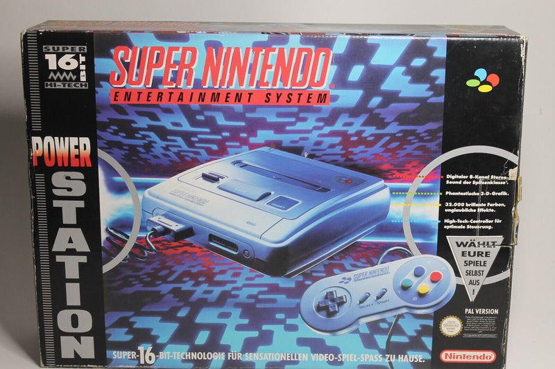 Laden Sie das Bild in Galerie -Viewer, Nintendo Super Famicom Power Station - SNES - OVP Styropor toller Zustand
