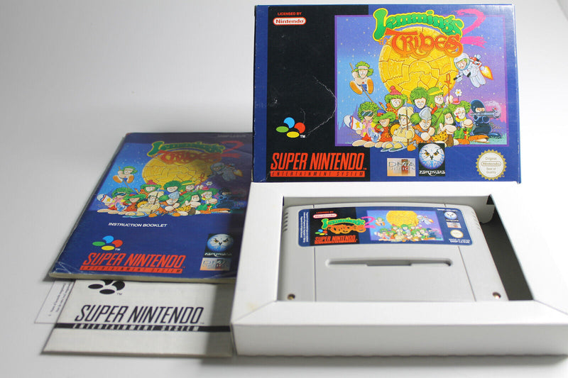 Laden Sie das Bild in Galerie -Viewer, Lemmings 2: The Tribes mit OVP + Anleitung SNES Super Nintendo
