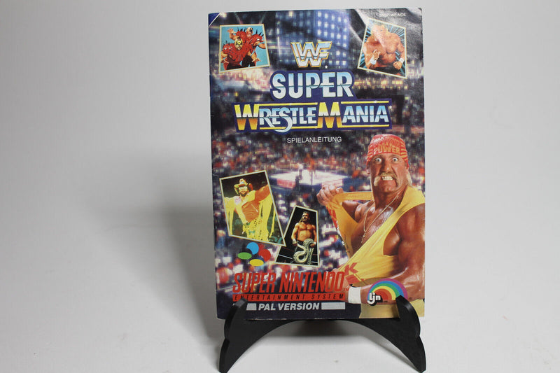 Laden Sie das Bild in Galerie -Viewer, WWF Super Wrestlemania - Super Nintendo SNES - Anleitung
