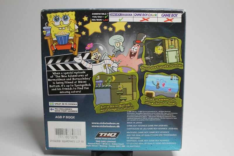 Laden Sie das Bild in Galerie -Viewer, Spongebob Schwammkopf: Film Ab! (Nintendo Game Boy Advance, 2006)
