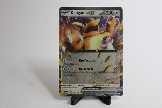 Pokemon Karte | Kangama ex 115/165 | MEW 151 | Deutsch | Near Mint