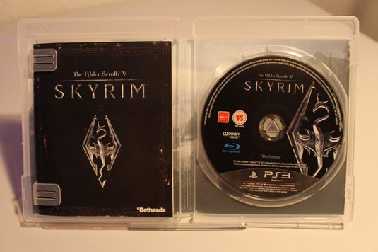 The Elder Scrolls V-Skyrim PS3 (Sony Playstation 3) - Top Zustand - mit Handbuch