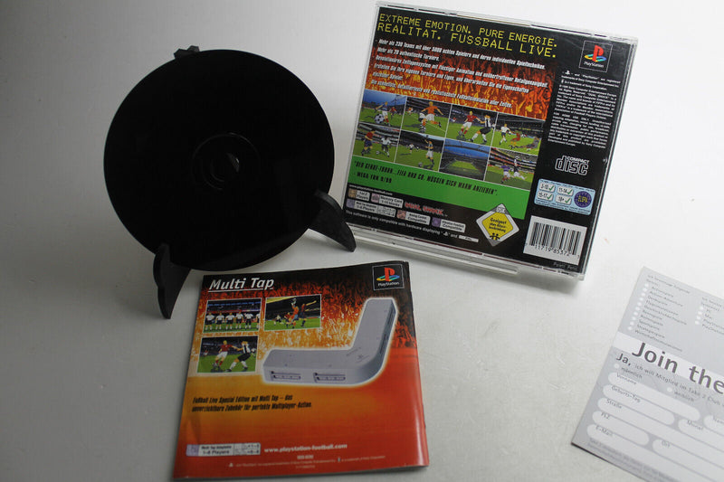 Laden Sie das Bild in Galerie -Viewer, Fußball Live (PSone, 1999)
