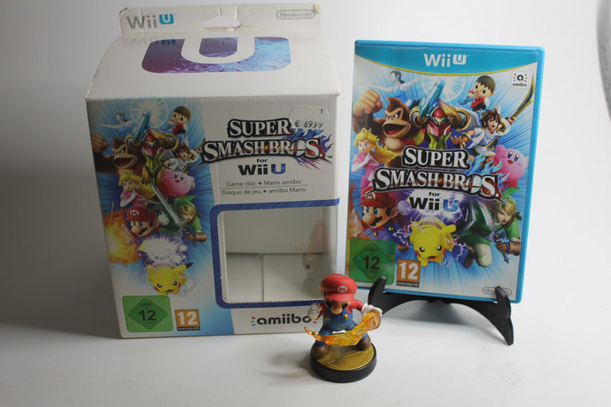 Nintendo amiibo Super Smash Bros. Mario Wii U mit Spiel