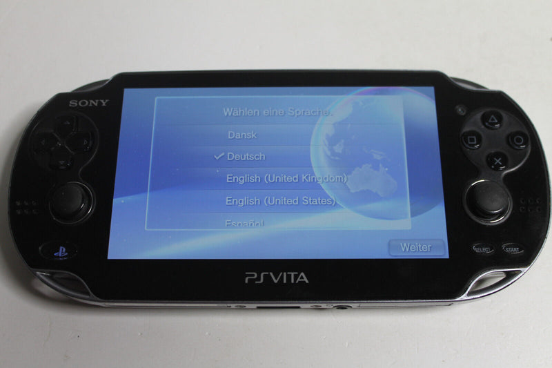 Laden Sie das Bild in Galerie -Viewer, Sony Vita 512MB Spielkonsole - Schwarz (PCH-1004) (9180692) mit OVP CIB
