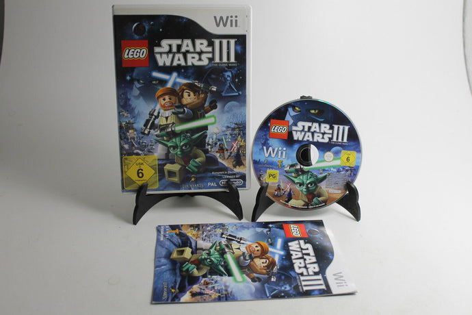 LEGO Star Wars III: The Clone Wars (Nintendo Wii, 2011, DVD-Box)