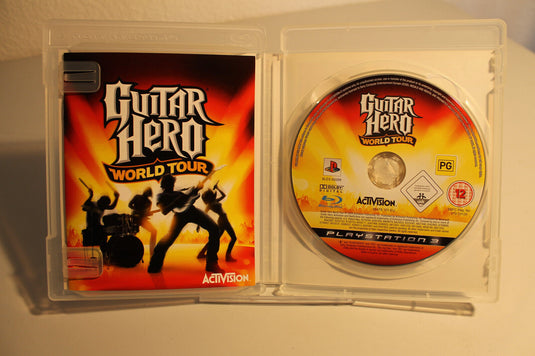 Guitar Hero World Tour PS3 (Sony Playstation 3) - Top Zustand - mit Handbuch