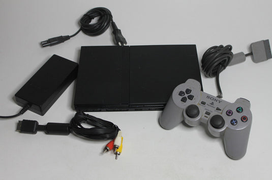 Sony Playstation 2 Konsole Slim Set - Schwarz (SCPH-70001)