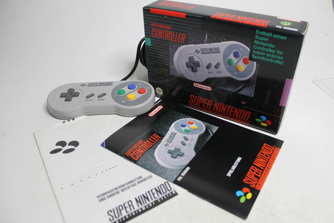 Nintendo Super Nintendo Entertainment System Controller - mit OVP und Anleitung