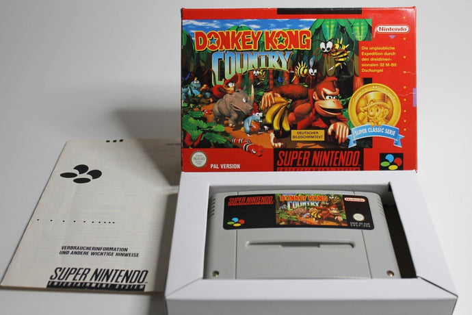 Donkey Kong Country Super Nintendo SNES OVP TOP Zustand Sammler