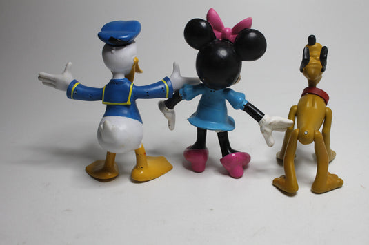 Disney Donald Duck Minnie Maus Pluto Figur Sammlerstück RAR