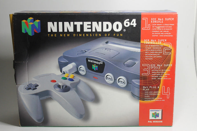 Nintendo 64 - N64 Konsole - mit Original Controller - OVP - Toller Zustand