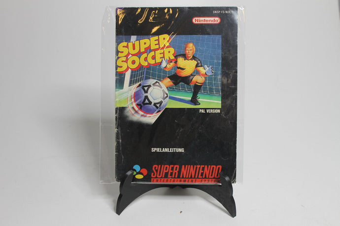 Super Soccer Anleitung | SNES Spielanleitung Booklet Super Nintendo  TOP Zustand