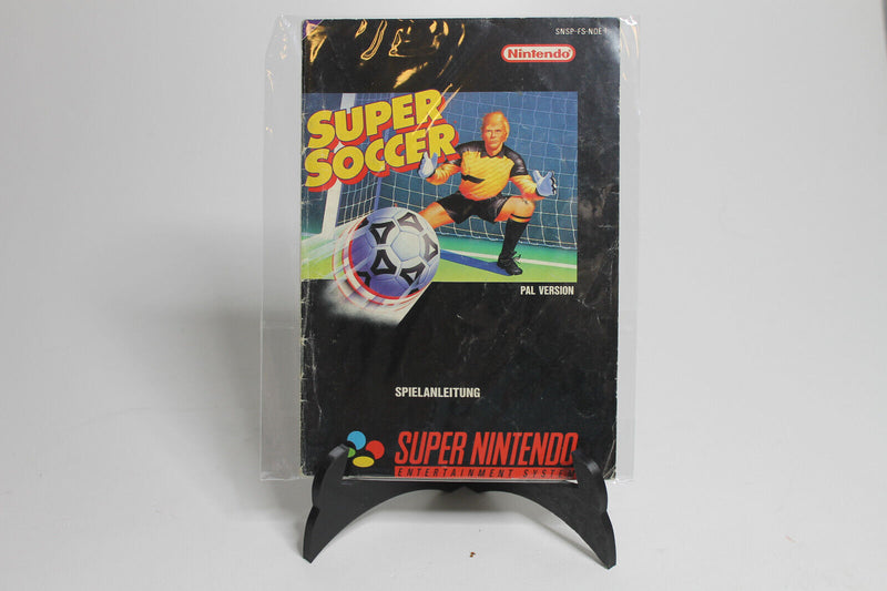 Laden Sie das Bild in Galerie -Viewer, Super Soccer Anleitung | SNES Spielanleitung Booklet Super Nintendo  TOP Zustand
