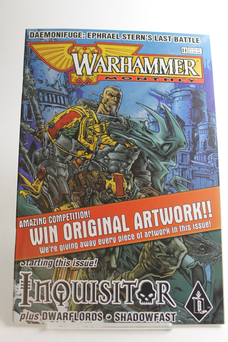 Warhammer Monthly N. 11 Warhammer Comic Games Workshop Black Library Publication