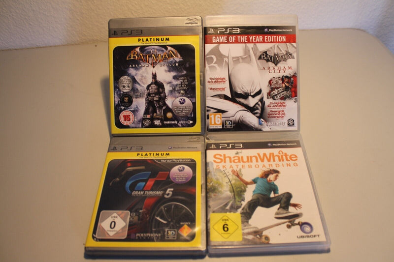 Laden Sie das Bild in Galerie -Viewer, Ps4 (Playstation 4) Bundle - Batman Arkham- Asylum / City - GT 5 - Shaun White
