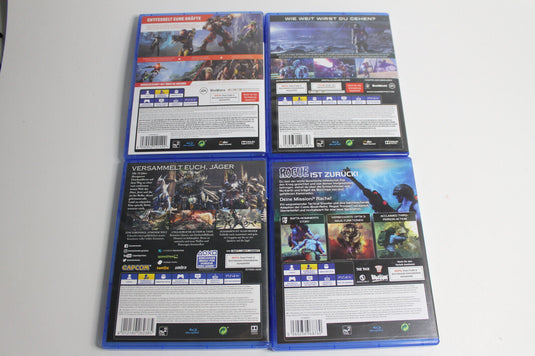 4x Playstation 4 - PS4 - Anthem - Mass Effect - Monster Hunter - Rogue Trooper