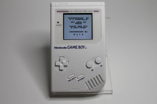 Nintendo Gameboy Classic weiß Handheld mit IPS V5 LCD-Display Mod - TOP Zustand