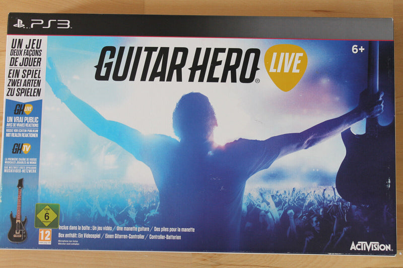 Laden Sie das Bild in Galerie -Viewer, Guitar Hero - Live inkl. Gitarre für PlayStation 3 / PS3 | Bundle OVP
