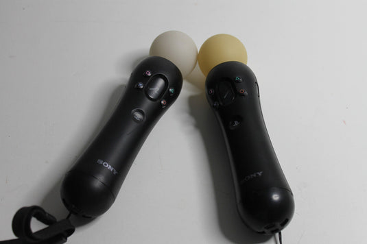 2x Sony 908678 PlayStation 3 Move Motion Controller - Schwarz