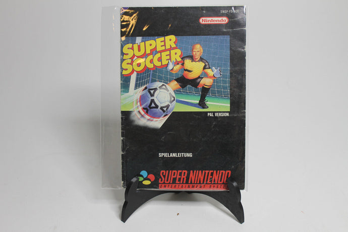 Super Soccer Anleitung | SNES Spielanleitung Booklet Super Nintendo  TOP Zustand