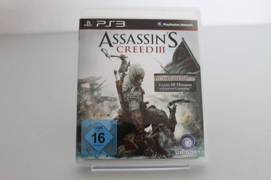 Assassin's Creed III PS3 (Sony Playstation 3) - Top Zustand - mit Handbuch