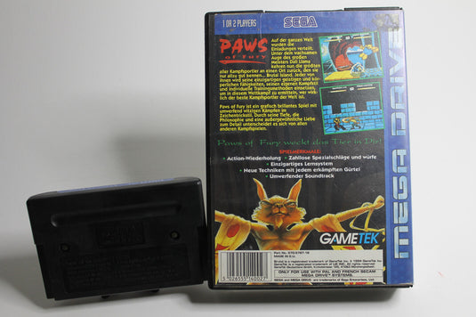 SEGA Mega Drive Spiel ~ Paws Of Fury