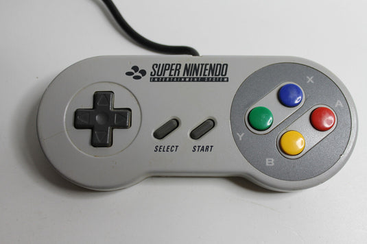 Nintendo Super Famicom Spielkonsole - Grau mit 2 Controller (1x original) Kabel