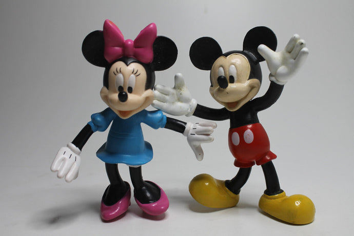 Disney Mickey Minnie Maus Figur Sammlerstück RAR