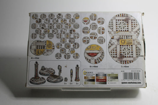 Warhammer 40K Sector Mechanicus Rund Bases 95 % vollständig