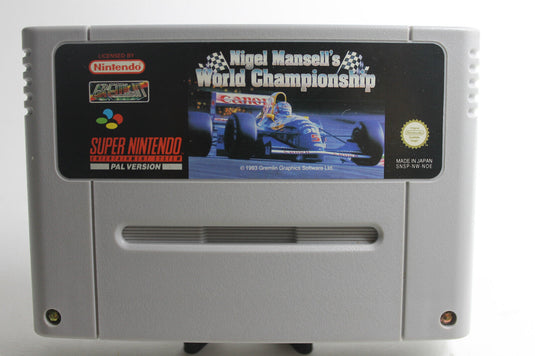 SNES Spiel - Nigel Mansell´s: World Championship Racing für Super Nintendo top