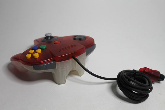 N64 Controller Watermelon Red Sehr Gut Transparent Rot Original Nintendo Gamepad