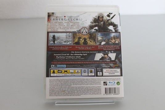 Assassin's Creed III PS3 (Sony Playstation 3) - Top Zustand - mit Handbuch