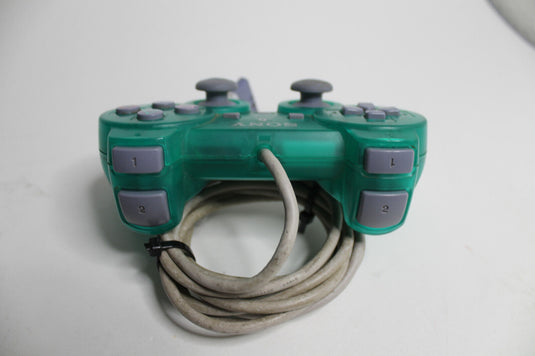 Original Sony PlayStation 2 Controller / Blau-Transparent / ANALOG / PS2 / TOP