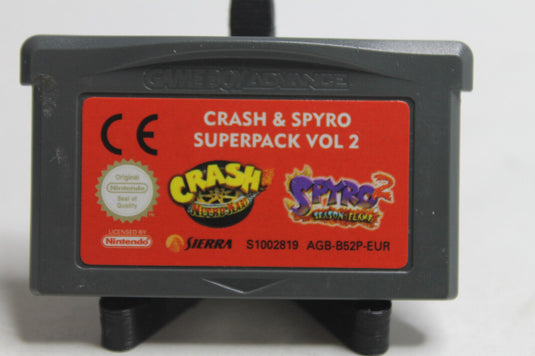 Crash & Spyro Super Pack Volume 2 (Nintendo Game Boy Advance, 2005)