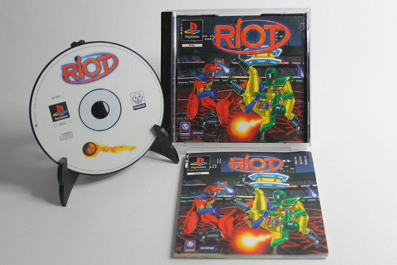 Laden Sie das Bild in Galerie -Viewer, Riot · PS1 PlayStation 1 · getestet · Guter Zustand · inkl. Anleitung &amp; OVP
