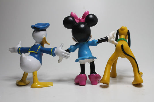 Disney Donald Duck Minnie Maus Pluto Figur Sammlerstück RAR