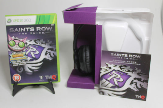 ✅ XBox 360 Saints Row: The Third Platinum Pack Collector's Edition Kopfhörer