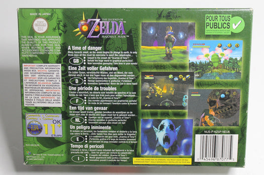 The Legend of Zelda: Majora's Mask (Nintendo 64) OVP Spieleberater CIB Sammler