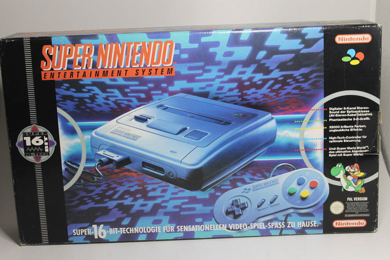 Laden Sie das Bild in Galerie -Viewer, Nintendo Super Famicom Spielkonsole - SNES - OVP Styropor toller Zustand
