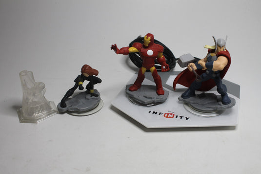 Disney Infinity Figuren Marvel Thor - Iron Man - Black Widow