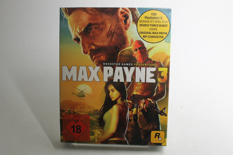 Laden Sie das Bild in Galerie -Viewer, Max Payne 3 (Sony PlayStation 3, 2012) NEU SEALED WATA VGA
