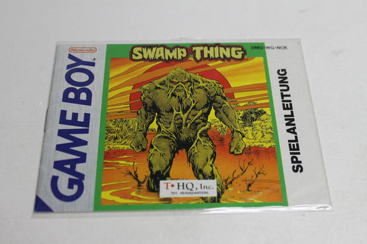 Anleitung zu Swamp Thing für GameBoy