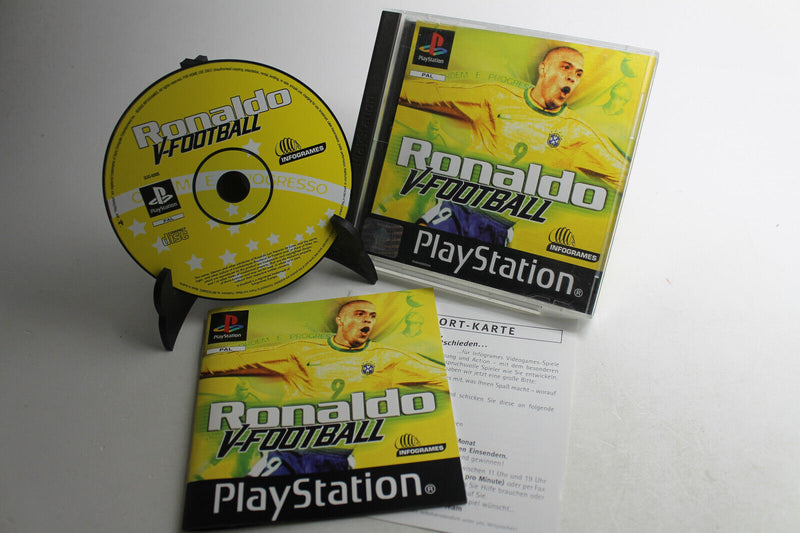 Laden Sie das Bild in Galerie -Viewer, Ronaldo V-Football (PSone, 2000)
