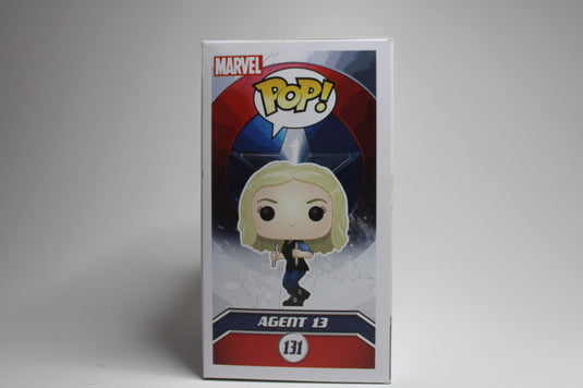 Funko Pop 131, Civil War, Marvel Captain America ,Agent 13, Sammelfigur