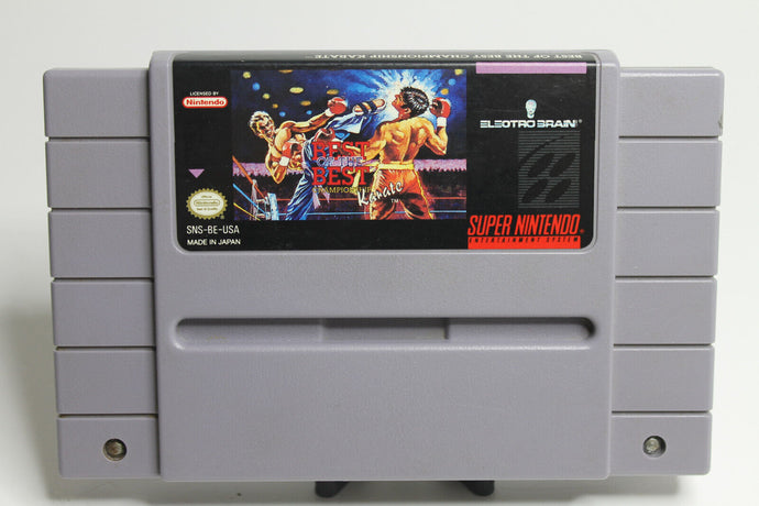 SNES Super Nintendo Best of The Best Championship Karate Spiel Modul USA NTSC