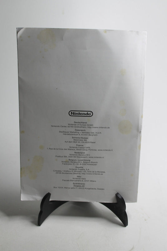 Nintendo Gamecube Konsole Bedienungsanleitung / Anleitung / Booklet - GC *