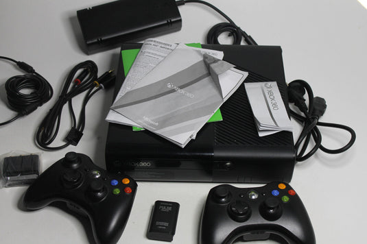 Microsoft Xbox 360 E 500GB Schwarz Spielekonsole OVP Top Zustand