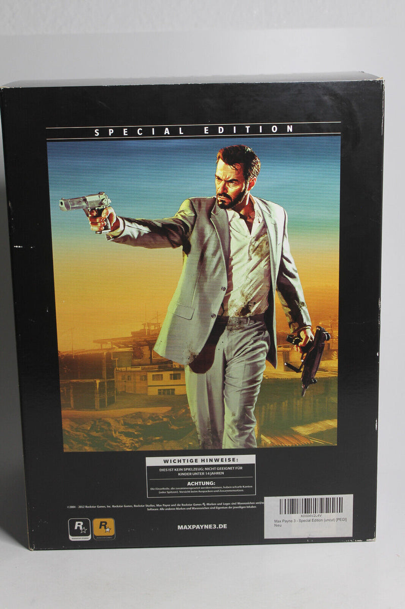 Laden Sie das Bild in Galerie -Viewer, Max Payne 3 * Special Edition *  Xbox 360 Figur teilw. sealed ungeöffnet
