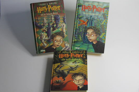 Harry Potter Bücher ~ Stein der Weisen, Feuerkelch, Kammer des Schreckens